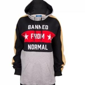 ADIDAS NWT XL RITA ORA BANNED FEOM NORMAL HOODIE